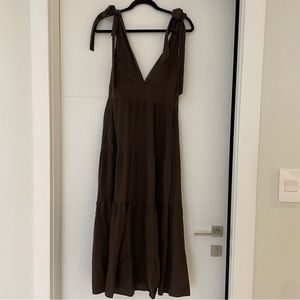 House of Harlow 1960 Brown Maxi Dress
